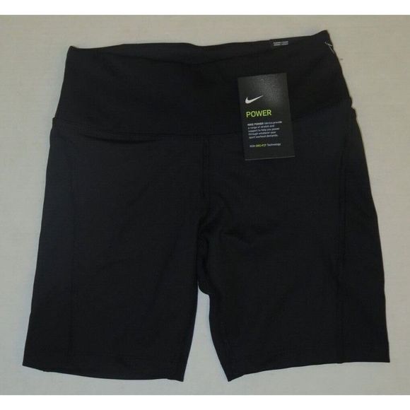 Nike CZ9165 010 Women's Sz S Black Dri-FIT Epic Fast 7" Mid-Rise Running Shorts - Picture 1 of 5